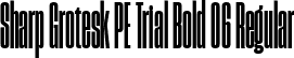 Sharp Grotesk PE Trial Bold 06 Regular font | SharpGroteskPETrialBold-06.ttf