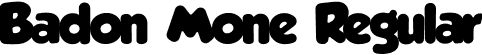 Badon Mone Regular font | BadonMone.otf