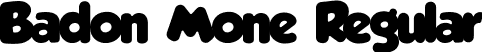 Badon Mone Regular font | BadonMone.ttf