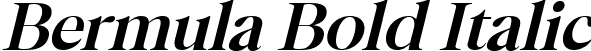 Bermula Bold Italic font | Bermula Bolditalic.ttf