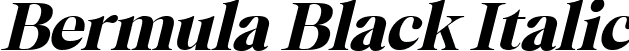 Bermula Black Italic font | Bermula Blackitalic.ttf