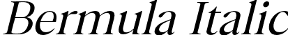 Bermula Italic font | Bermula Italic.otf