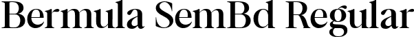 Bermula SemBd Regular font | Bermula Semibold.ttf