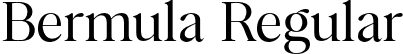 Bermula Regular font | Bermula Regular.otf