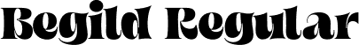 Begild Regular font | Begild.otf