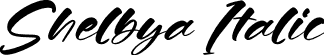 Shelbya Italic font | Shelbya-Italic.otf