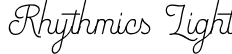 Rhythmics Light font | RhythmicsLight-BWwlB.ttf