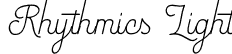 Rhythmics Light font | RhythmicsLight-RpZlV.otf