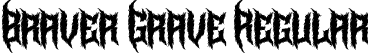 Braver Grave Regular font | bravergrave-k79ep.otf