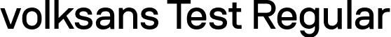 volksans Test Regular font | volksansTest-Regular.otf