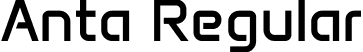 Anta Regular font | anta-regular.ttf