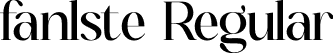 fanlste Regular font | fanlste.otf