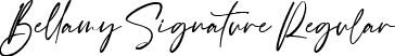 Bellamy Signature Regular font | Bellamy Signature.ttf