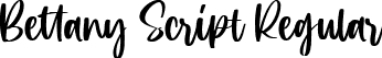 Bettany Script Regular font | Bettany Script.ttf