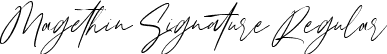 Magethin Signature Regular font | Magethin Signature.ttf