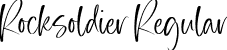 Rocksoldier Regular font | Rocksoldier.otf