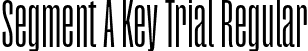 Segment A Key Trial Regular font | SegmentAKeyTrial-Regular.otf