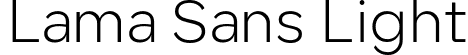 Lama Sans Light font | LamaSans-Light.ttf