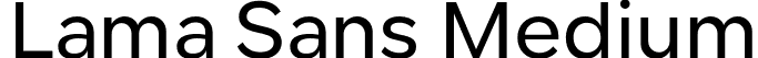 Lama Sans Medium font | LamaSans-Medium.otf