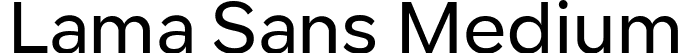 Lama Sans Medium font | LamaSans-Medium.ttf