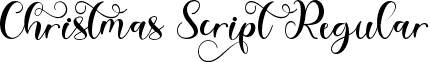 Christmas Script Regular font | Christmas Script  OTF Personal.otf