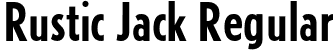 Rustic Jack Regular font | RusticJack.otf