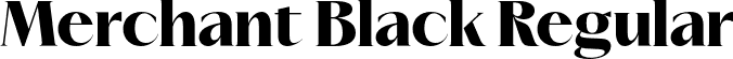 Merchant Black Regular font | Merchant-Black.otf