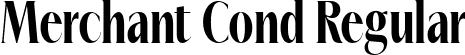 Merchant Cond Regular font | Merchant-Condensed.ttf