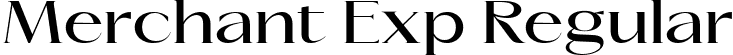 Merchant Exp Regular font | Merchant-Expanded.ttf