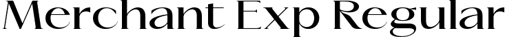 Merchant Exp Regular font | Merchant-VF.ttf