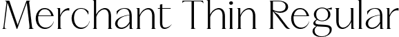 Merchant Thin Regular font | Merchant-Thin.ttf