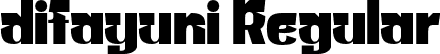 difayuni Regular font | difayunipersonal.otf