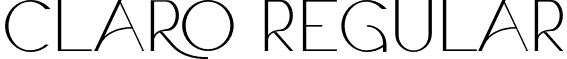 Claro Regular font | Claro-Regular.otf