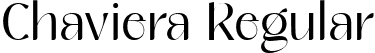 Chaviera Regular font | ChavieraProRegular-7BMg4.ttf