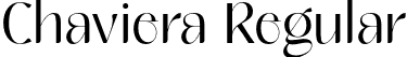 Chaviera Regular font | ChavieraproRegular-rg9jB.otf