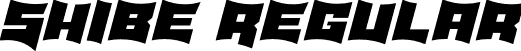 Shibe Regular font | shibe.otf