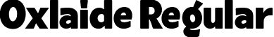 Oxlaide Regular font | oxlaide-jexwr.ttf