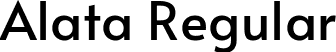 Alata Regular font | alata-regular.ttf