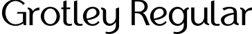 Grotley Regular font | Grotley-Regular.otf