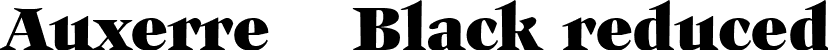 Auxerre 85 Black reduced font | Auxerre-85-Black_reduced.ttf