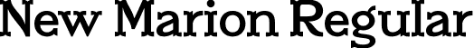 New Marion Regular font | New Marion.otf