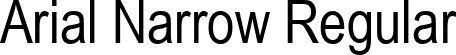 Arial Narrow Regular font | Arialn.ttf