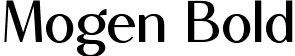 Mogen Bold font | Mogen-Bold.ttf