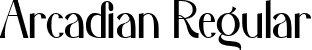 Arcadian Regular font | Arcadian-eZR4n.ttf