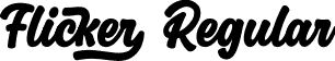 Flicker Regular font | Flicker.ttf