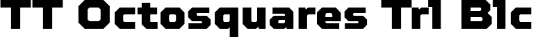 TT Octosquares Trl Blc font | TT Octosquares Trial Black.ttf