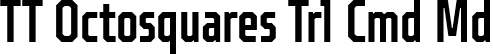 TT Octosquares Trl Cmd Md font | TT Octosquares Trial Compressed Medium.ttf