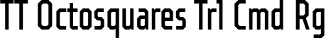 TT Octosquares Trl Cmd Rg font | TT Octosquares Trial Compressed Regular.ttf