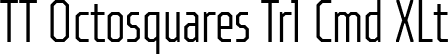 TT Octosquares Trl Cmd XLt font | TT Octosquares Trial Compressed ExtraLight.ttf