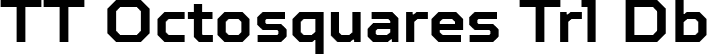 TT Octosquares Trl Db font | TT Octosquares Trial DemiBold.ttf